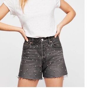 Levi’s Black Studded Wedgie Short Size 26